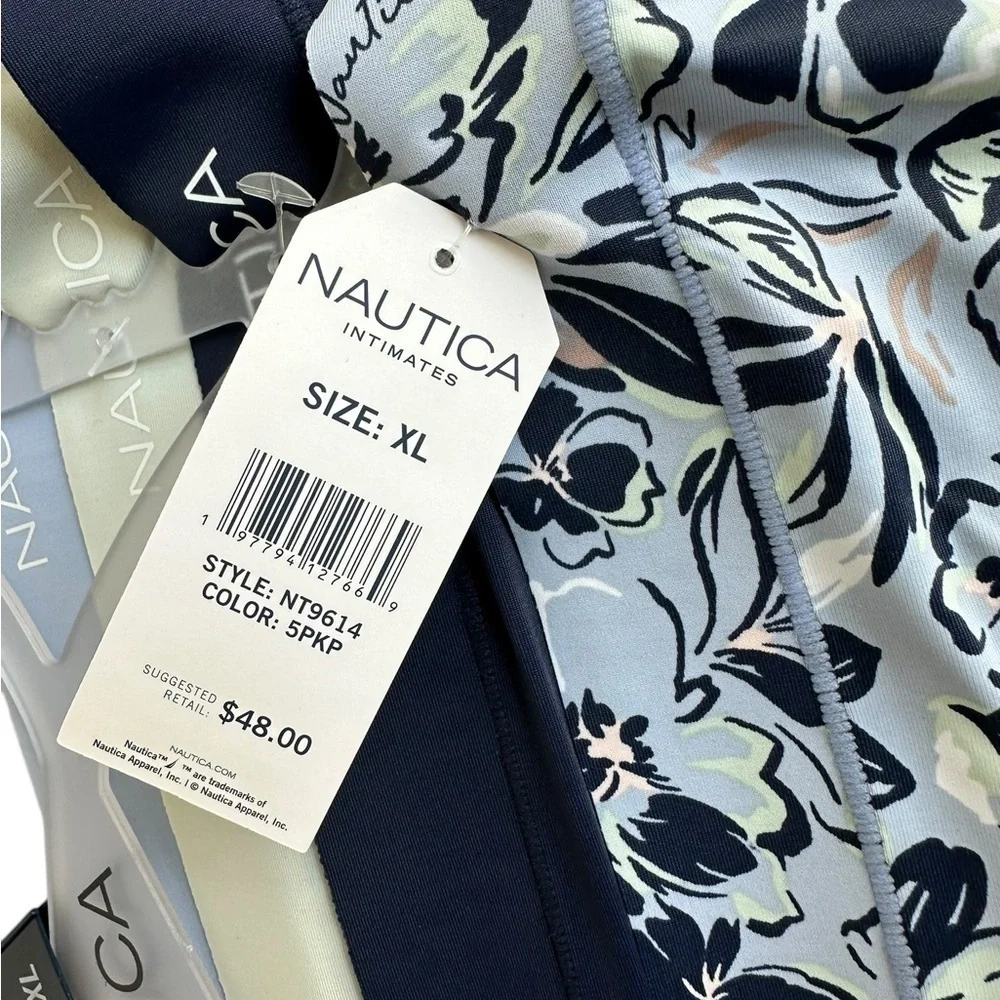 Nautica 5-PK No Show Mid Rise Panties - Picture 4 of 7
